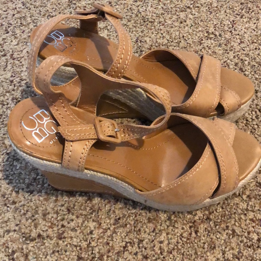Wedge heels.